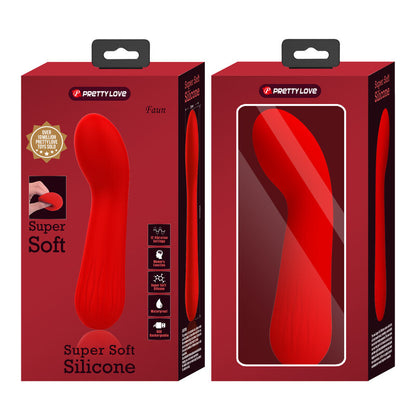 PRETTY LOVE - FAUN RECHARGEABLE VIBRATOR RED - 4