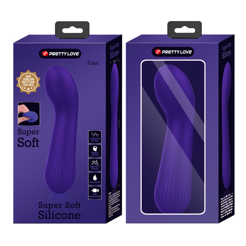 PRETTY LOVE - FAUN RECHARGEABLE VIBRATOR PURPLE - 9