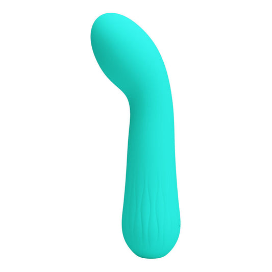 PRETTY LOVE - FAUN RECHARGEABLE VIBRATOR AQUA GREEN - 1