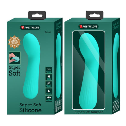 PRETTY LOVE - FAUN RECHARGEABLE VIBRATOR AQUA GREEN - 9