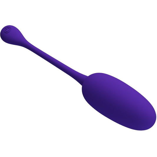 PRETTY LOVE - KNUCKER PURPLE RECHARGEABLE VIBRATING EGG - 1