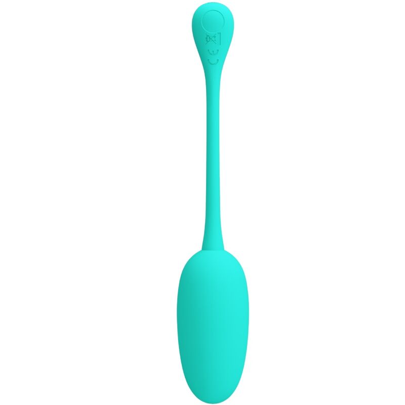 PRETTY LOVE - KNUCKER WATER GREEN RECHARGEABLE VIBRATING EGG - 3