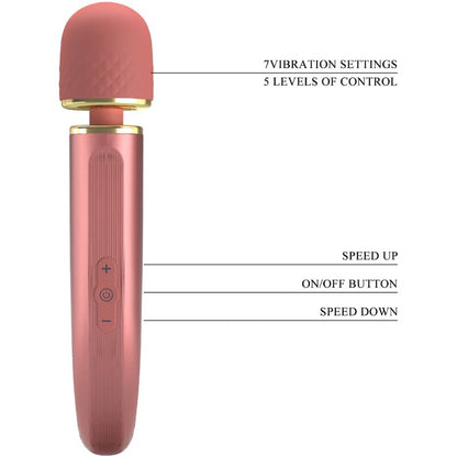 PRETTY LOVE - MASSAGER 7 VIBRATION MODES PINK - 7