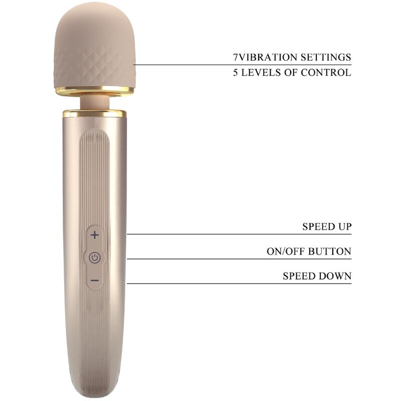 PRETTY LOVE - MASSAGER 7 VIBRATION MODES CHAMPAGNE - 6