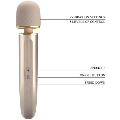 PRETTY LOVE - MASSAGER 7 VIBRATION MODES CHAMPAGNE - 6