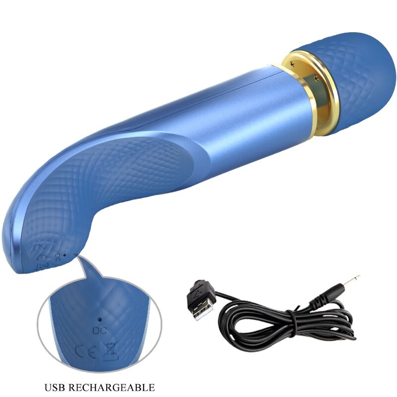 PRETTY LOVE - MASSAGER 7 VIBRATION MODES BLUE - 8