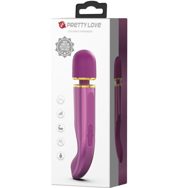 PRETTY LOVE - MASSAGER 7 VIBRATION MODES PURPLE - 2