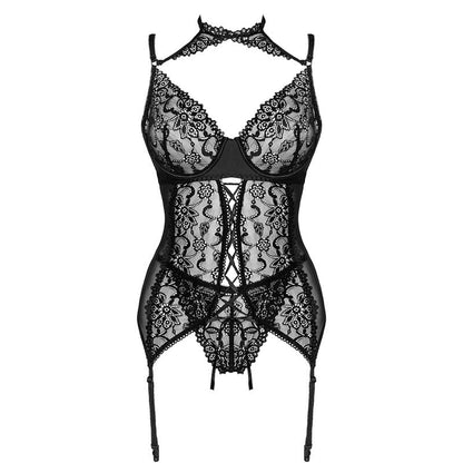 LIVCO CORSETTI FASHION - GIELLANDRA FOR THE SENSES CORSET + PANTY COLLECTION BLACK L/XL