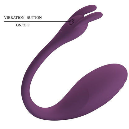 PRETTY LOVE - CATALINA VIBRATOR APP REMOTE PURPLE