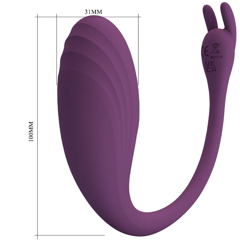 PRETTY LOVE - CATALINA VIBRATOR APP REMOTE CONTROL PURPLE - 11