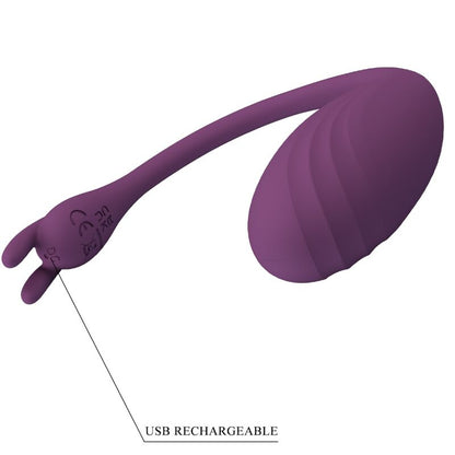 PRETTY LOVE - CATALINA VIBRATOR APP REMOTE PURPLE