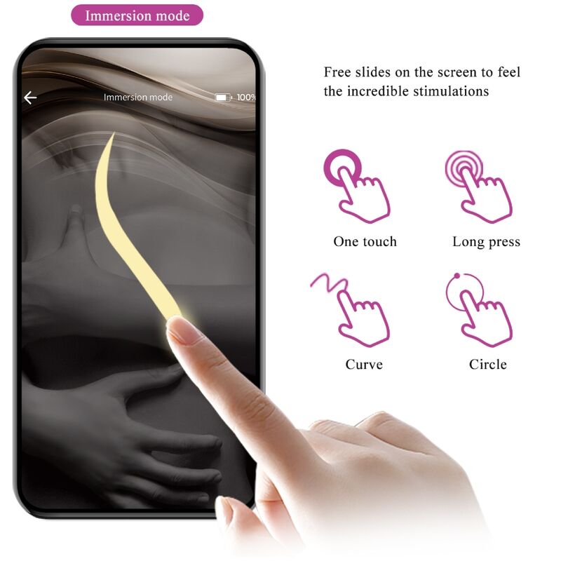 PRETTY LOVE - CATALINA VIBRATOR APP REMOTE CONTROL PURPLE - 6