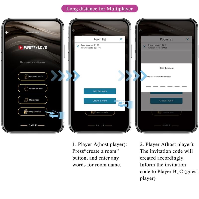 PRETTY LOVE - CATALINA VIBRATOR APP REMOTE PURPLE