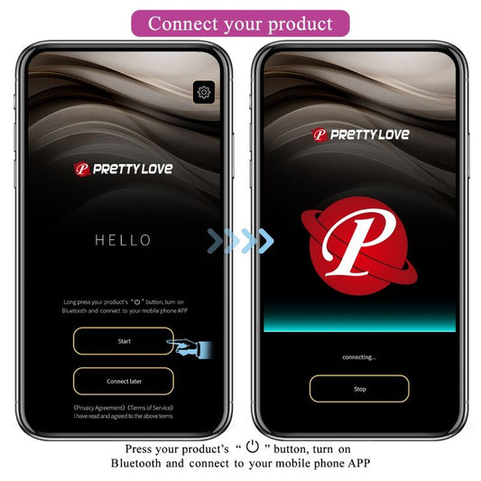 PRETTY LOVE - CATALINA VIBRATOR APP REMOTE CONTROL PURPLE - 1