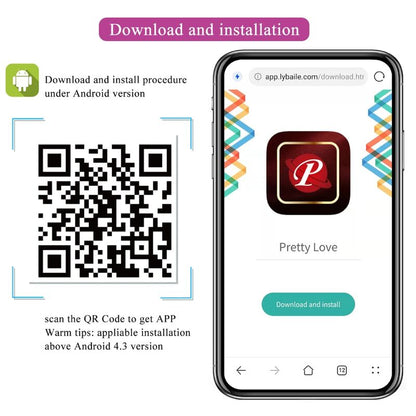 PRETTY LOVE - JEFFERSON APP CONTROLLED ANAL PLUG PURPLE - 12