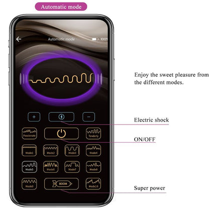 PRETTY LOVE - JEFFERSON APP CONTROLLED ANAL PLUG PURPLE - 8