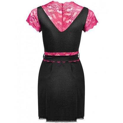 LIVCO CORSETTI FASHION - KUMIKO LC 90428 DRESSING GOWN + PANTY BLACK S/M - 1