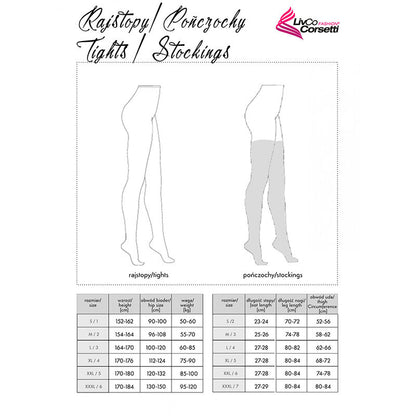 LIVCO CORSETTI FASHION - CALZE MONIKONI XG054 NERO TAGLIA UNICA