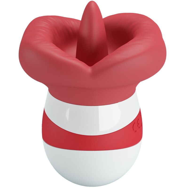 PRETTY LOVE - MINA TONGUE STIMULATOR LIGHT RED - 7