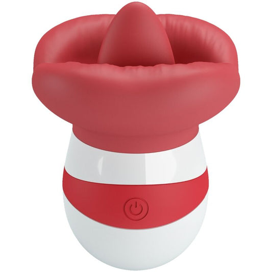 PRETTY LOVE - MINA TONGUE STIMULATOR LIGHT RED - 1