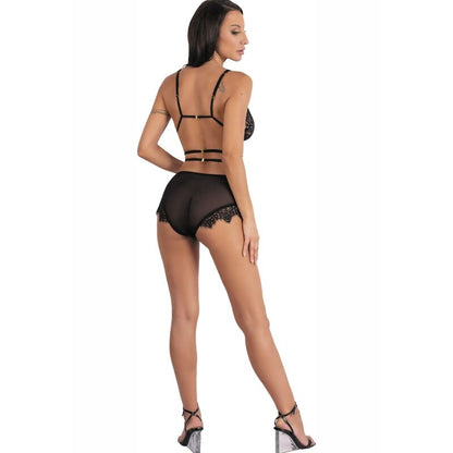 LIVCO CORSETTI FASHION - DREZNA LC 90733 BRA + PANTY BLACK L/XL - S/M - 4