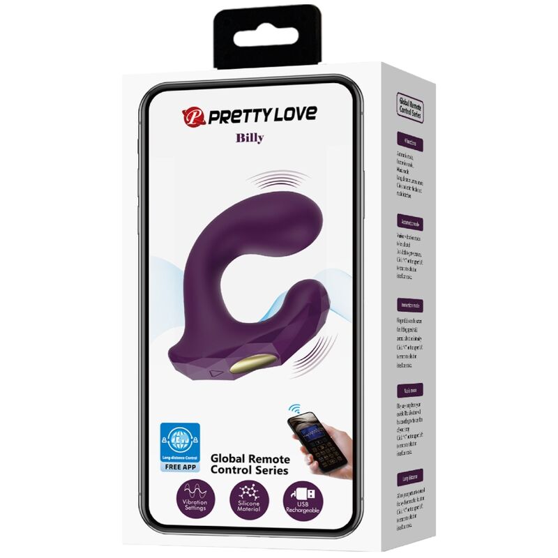 PRETTY LOVE - BILLY VIBRATION REMOTE CONTROL PURPLE FREE APP - 17