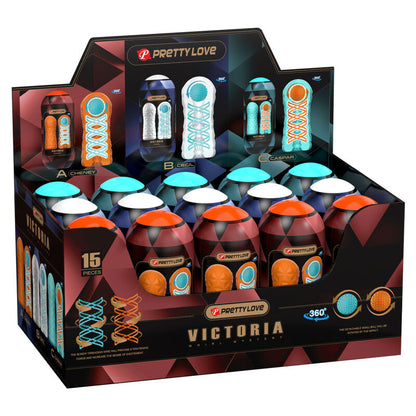 PRETTY LOVE - VICTORIA MASTURBATOR 15 PIECES - 10