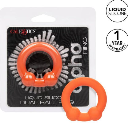 CALEXOTICS - ALPHA DUAL BALL RING ORANGE - 7
