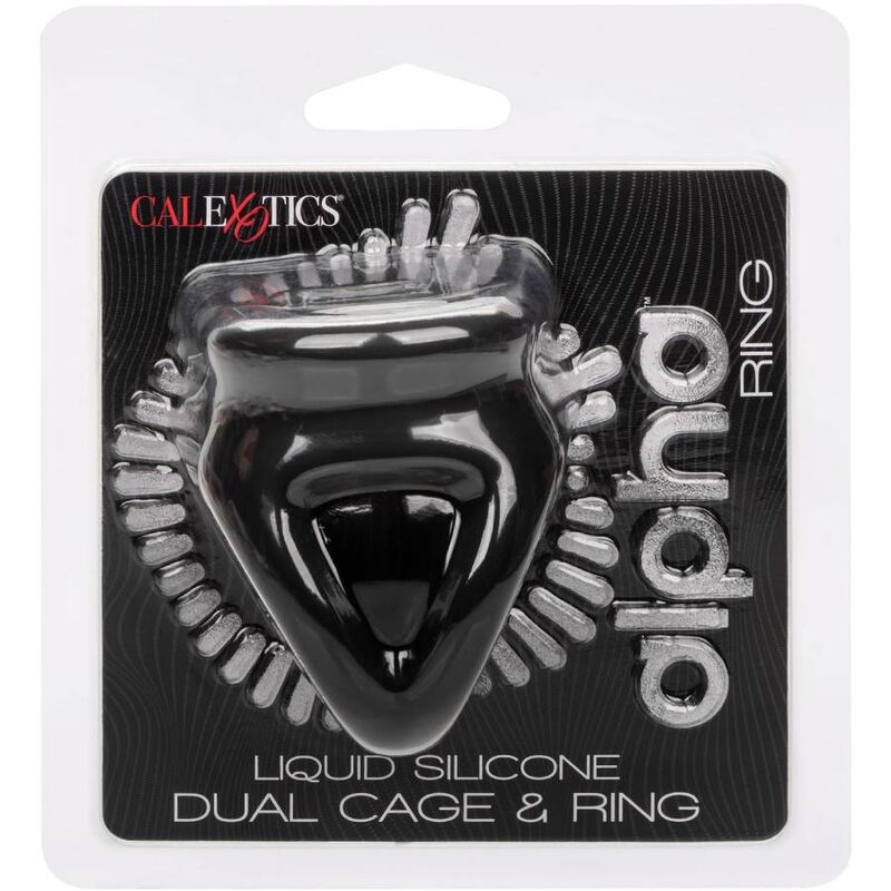 CALEXOTICS - ALPHA DUAL CAGE RING BLACK - 9
