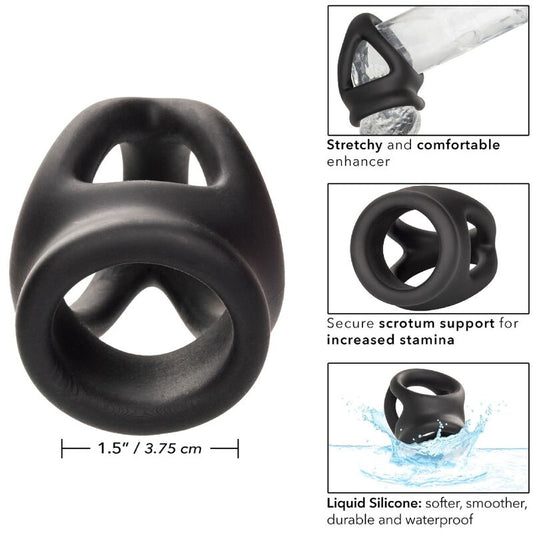 CALEXOTICS - ALPHA DUAL CAGE RING BLACK - 1