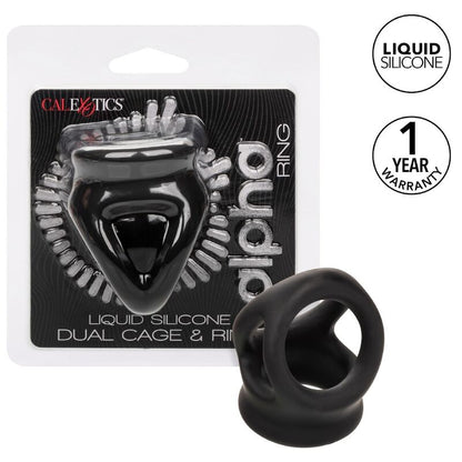 CALEXOTICS - ALPHA DUAL CAGE RING BLACK - 10