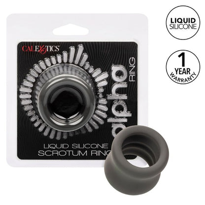 CALEXOTICS - ALPHA SCROTUM STRETCHING RING BLACK - 11