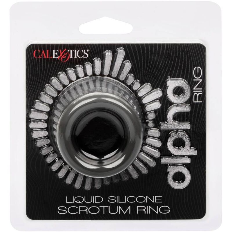CALEXOTICS - ALPHA SCROTUM STRETCHING RING BLACK - 5