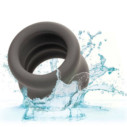 CALEXOTICS - ALPHA SCROTUM STRETCHING RING BLACK - 1