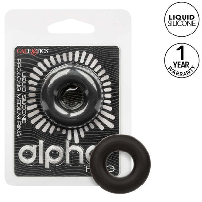 CALEXOTICS - ALPHA PROLONG MEDIUM RING BLACK - 6