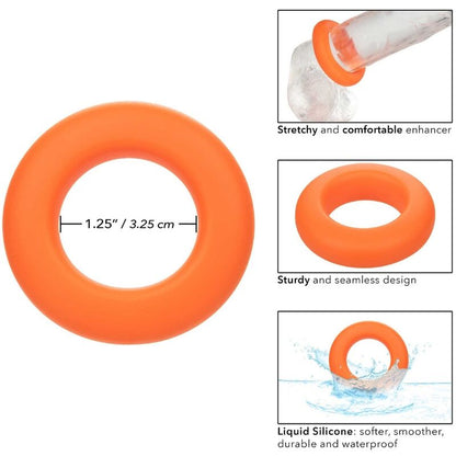 CALEXOTICS - ALPHA PROLONG LARGE RING ORANGE - 8