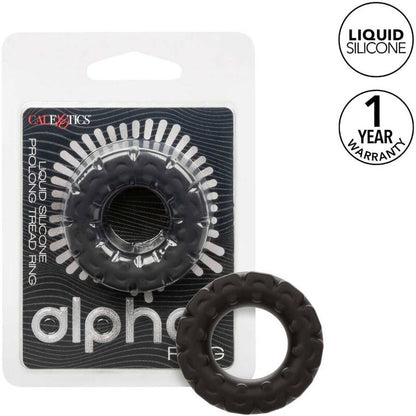 CALEXOTICS - ALPHA PROLONG TREAD RING BLACK - 7