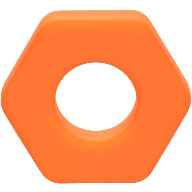 CALEXOTICS - ALPHA PROLONG SEXAGON RING ORANGE - 4