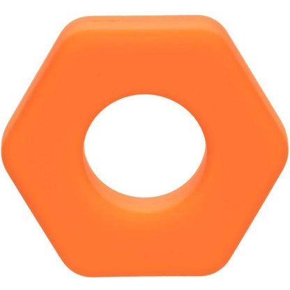 CALEXOTICS - ALPHA PROLONG SEXAGON RING ORANGE - 4