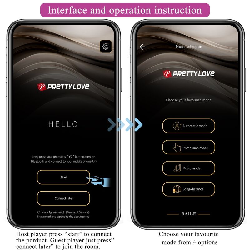 PRETTY LOVE - AUGUST REMOTE GLOBAL DOUBLE PLEASURE VIBRATOR - 8