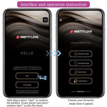 PRETTY LOVE - AUGUST REMOTE GLOBAL DOUBLE PLEASURE VIBRATOR - 8
