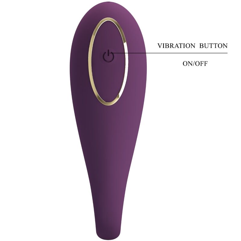PRETTY LOVE - AUGUST REMOTE GLOBAL DOUBLE PLEASURE VIBRATOR - 16