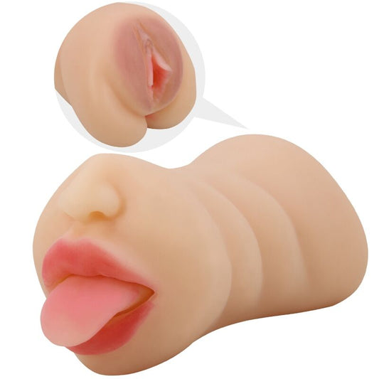 CRAZY BULL - SARAH VAGINA-SHAPED MASTUBADOR DUAL ENTRY - 1