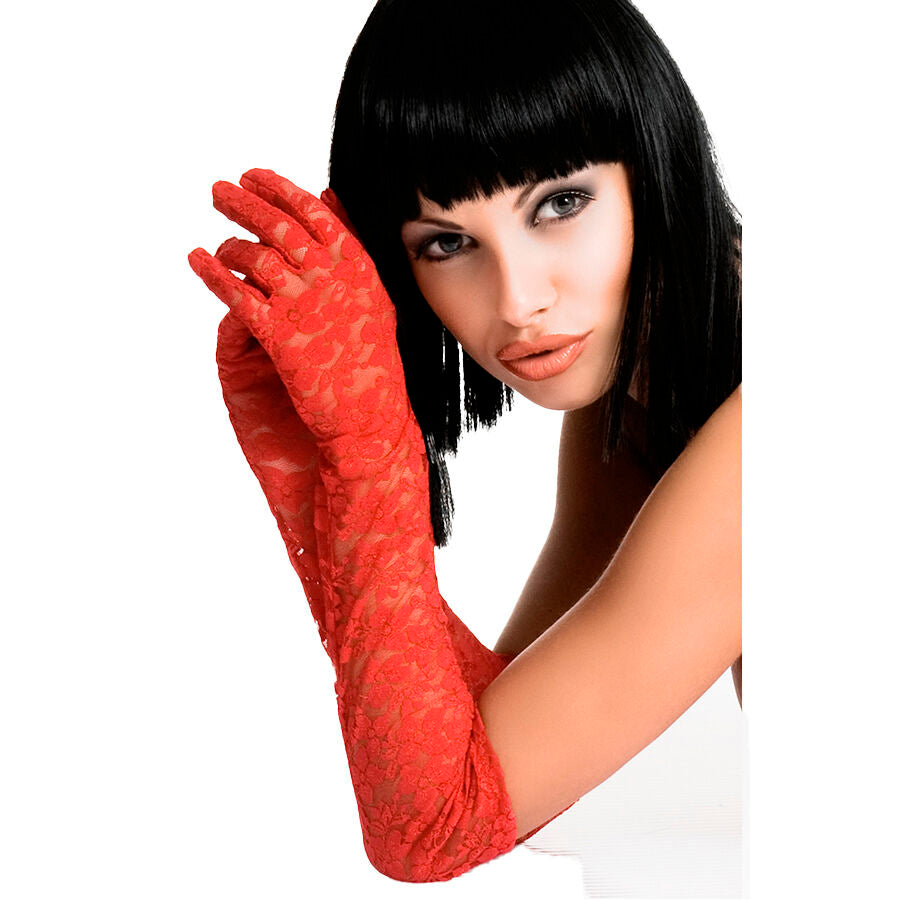 CHILIROSE - CR 3071 GLOVES BLACK - RED - 1