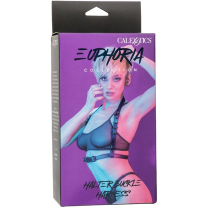 CALEXOTICS - EUPHORIA HALTER BUCKLE HARNESS BLACK - 3