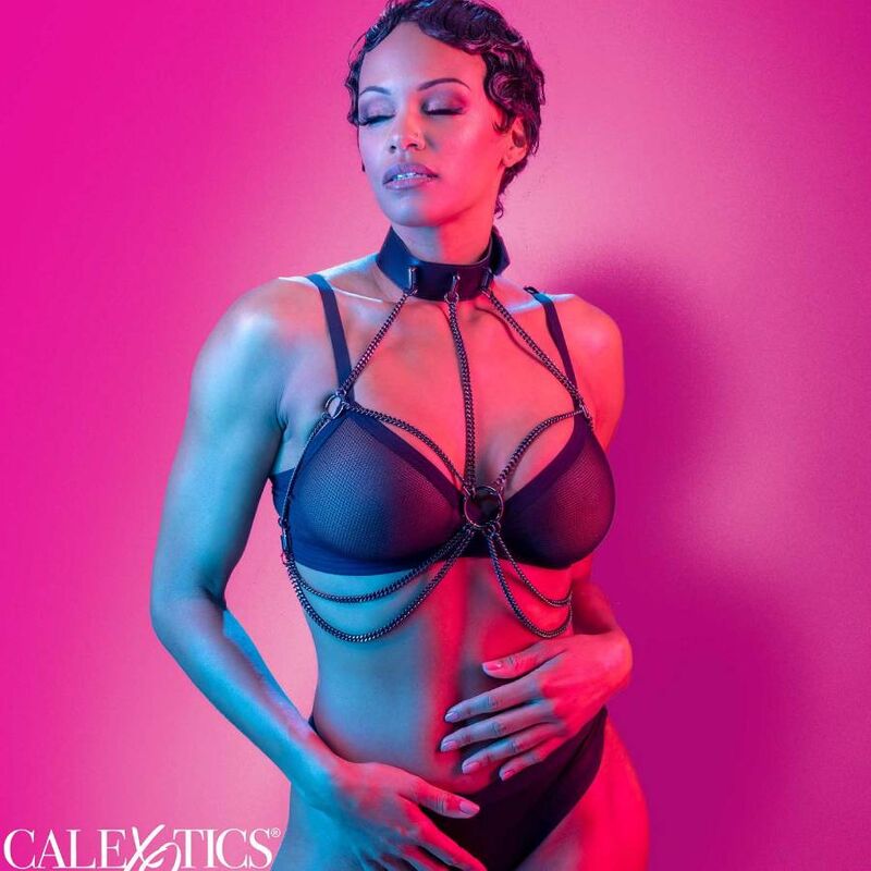 CALEXOTICS - EUPHORIA MULTI CHAIN COLLAR HARNESS - 5