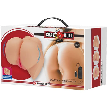 CRAZY BULL - REALISTIC VIBRATOR FOR VAGINA AND ANUS EMILIA