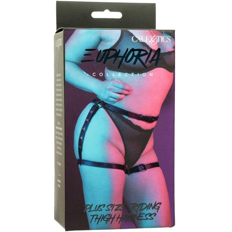 CALEXOTICS - EUPHORIA PLUS SIZE RIDING THIGH HARNESS - 3