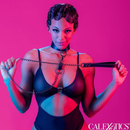 CALEXOTICS - EUPHORIA COLLAR WITH CHAIN LEASH - 1
