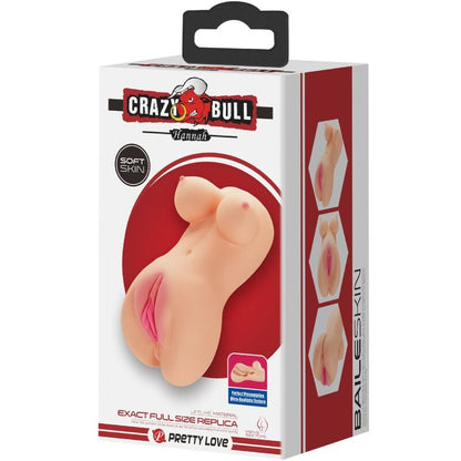 CRAZY BULL - HANNAH VIBRATOR FOR REALISTIC VAGINA AND ANUS
